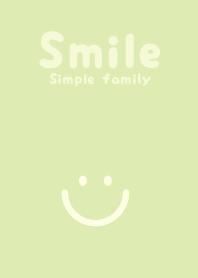 smile simple family Pale fresh green