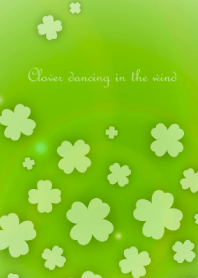 Clover dancing in the wind
