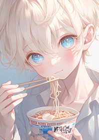 可愛の男孩吃泡麵❤妳的NO.90帥哥老公