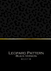 Leopard Pattern-Black Version-