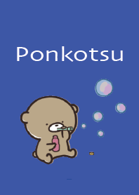 สีน้ำเงิน : หมีฤดูใบไม้ผลิ Ponkotsu 4