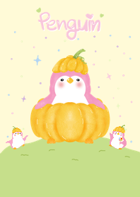 Cute Pink Penguin