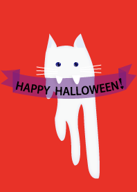 Halloween cat ghost