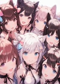 可愛的美少女合照 4