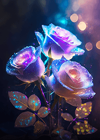 [2025年]七色に輝く幸運の虹色の薔薇Ⅱ