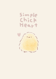 chick heart beige.