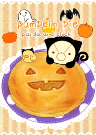Pumpkin pie panda and chick