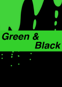 Green and black