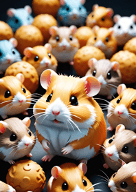 Banyak sekali hamster! 22
