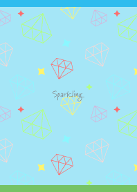 Sparkling Diamonds4 blue