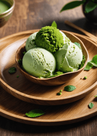 ICE CREAM-green tea flavored2