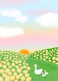 Happy flower garden /