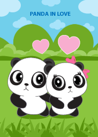 Panda in love