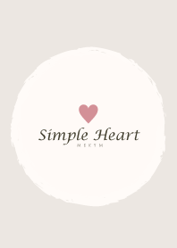 Simple Heart Dusky Beige-NATURAL 14