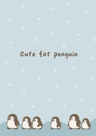 Cute chubby penguin4