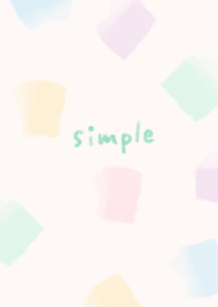 simple watercolor square