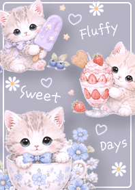 purple ふんわり甘い子猫たち