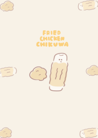 simple Chikuwa Fried Chicken beige