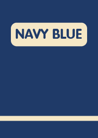 Simple navy blue theme