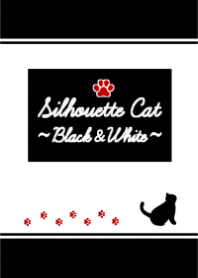 Silhouette Cat. ~Black&White~