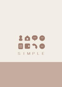 シンプル（beige brown)V.471