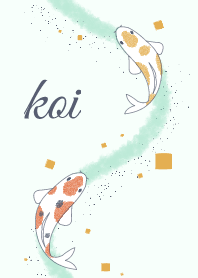 Fish 001-2 (Nishikigoi/Mint)