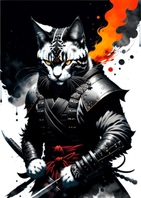 水墨猫武士 597582
