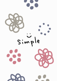 Handwritten flower polka-dot3 Japan