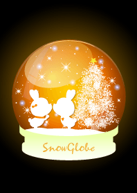 Snow globe -ORANGE-