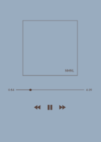 ミュージックプレイヤー #ブルーベージュ