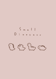 Small Dinosaur 2 /pink beige