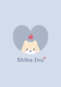 Shiba Inu2 Apple - blue