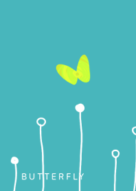 蝶々と花
