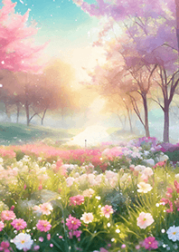 優美な春の風景の着せかえ(Spring-763)