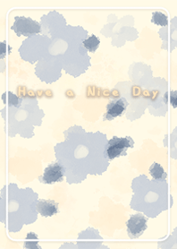 Simple Morandi Blue Garden - 01