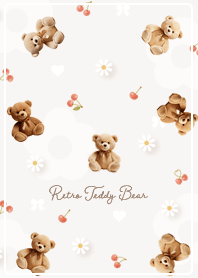 brown Retro Teddy Bear 02_2