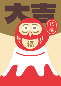 DARUMA OWL / RED ver.