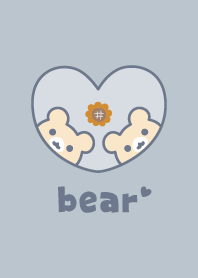 Bear Sunflower - Dullness Blue