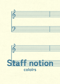 staff notation2 Aquamarine