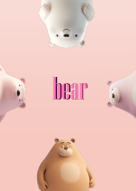 Four cute bears