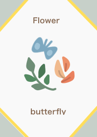 ちょうちょうと花