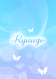 Ryuugo skyblue butterfly theme
