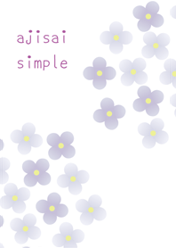 ajisai simple (Purple ver.) #pop