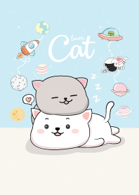 แมวน้อยคู่รักบนอวกาศ