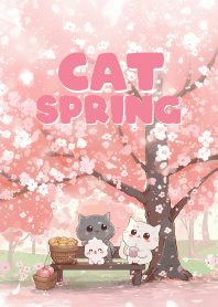 the cat couple and sakura_4