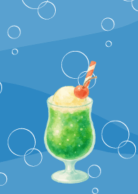 blue メロンクリームソーダ00