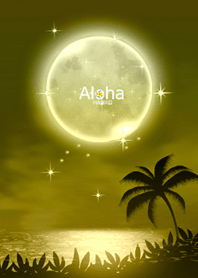Hawaii*ALOHA+279 GOLD moon