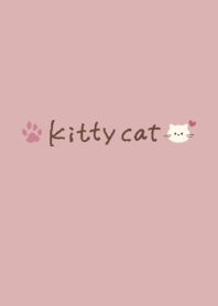 Kitty cat. -simple white cat theme
