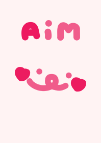 AIM (minimal A I M) - Pink ver.
