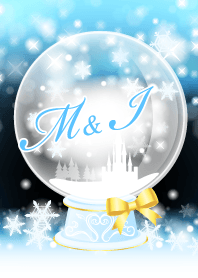 M&I -Snow dome-light blue-